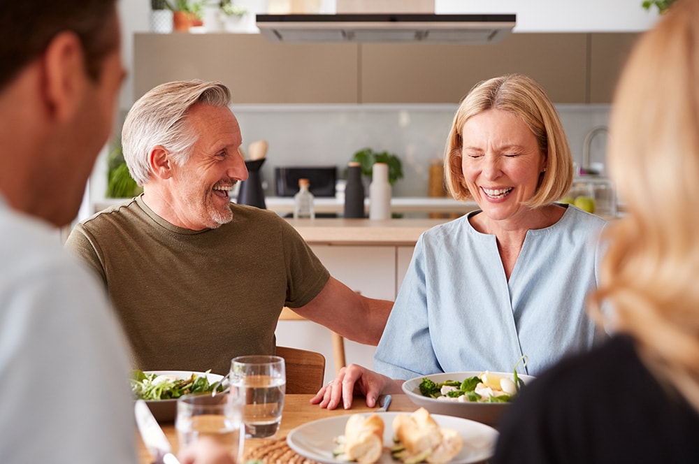 Family at dinner who needs to plan their estate with a Will